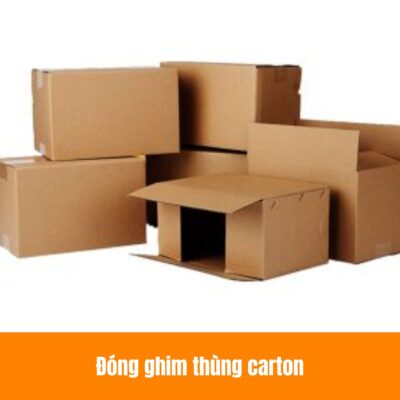 Đóng ghim thùng carton