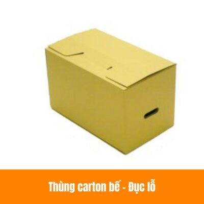 Thùng carton bế - Đục lỗ